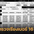 หวยไทย16/2/64